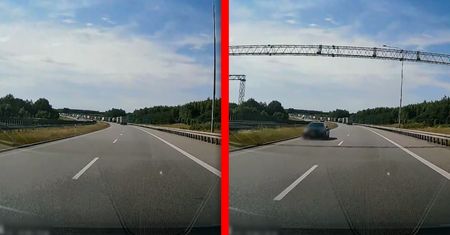 Chciał tylko zawrócić na S7. Słono za to zapłacił