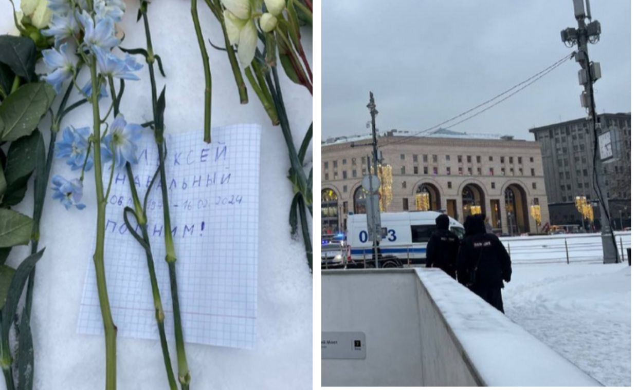 Security forces on the streets of Russia