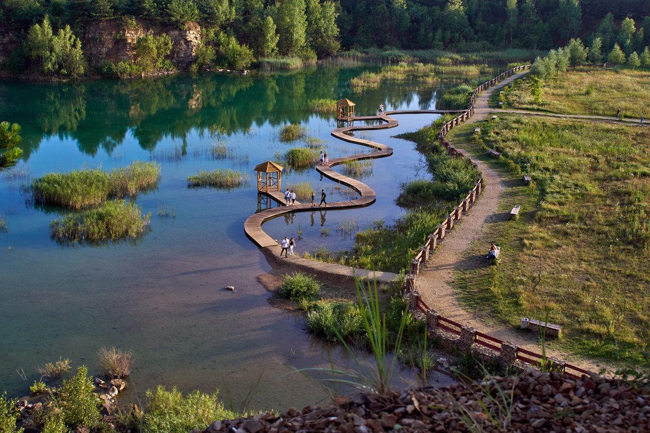 Park Gródek w Jaworznie. Polskie Malediwy