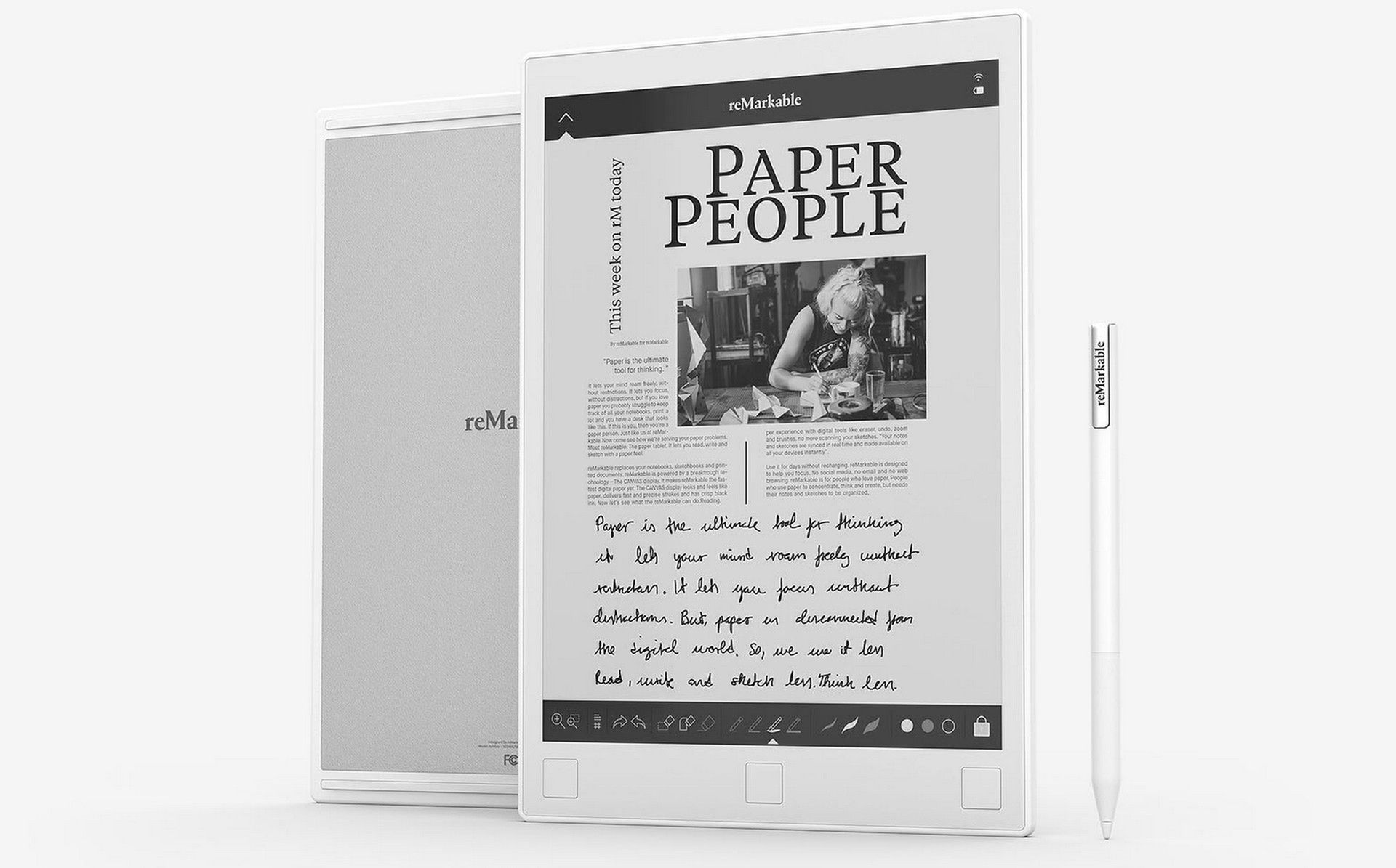 ReMarkable: tablet z ekranem e-ink, notatnik i czytnik ebooków w jednym 3