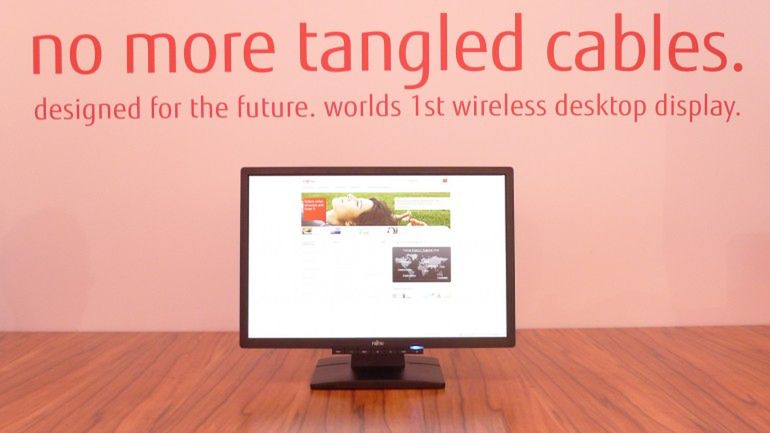 Monitor bez kabli zaprezentowany przez Fujitsu [wideo] 1