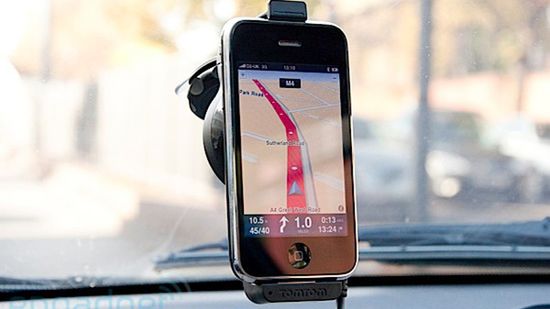 Odwrócona flaga Polski w nawigacji TomTom 1