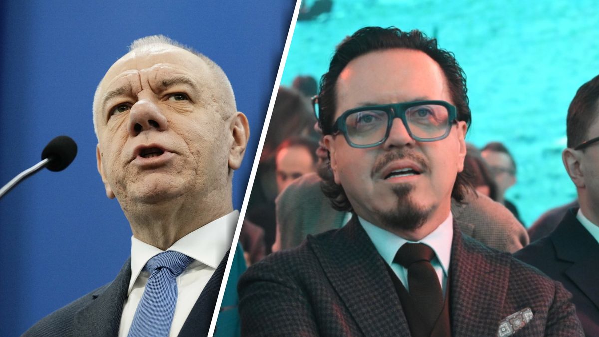 Jacek Sasin (L) i Wojciech Balczun (P)