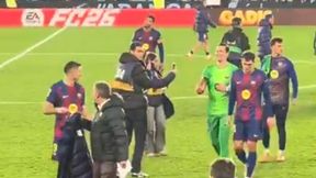 Kamery TV tego nie uchwyciły. Nagrali Szczęsnego i Lewandowskiego