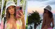 Frywolna Natalia Siwiec prezentuje wytatuowany pośladek w neonowym bikini