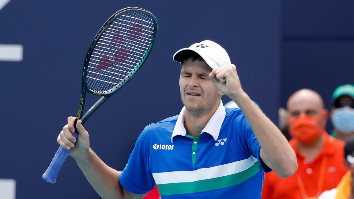 PAP/EPA / RHONA WISE / Na zdjęciu: Hubert Hurkacz