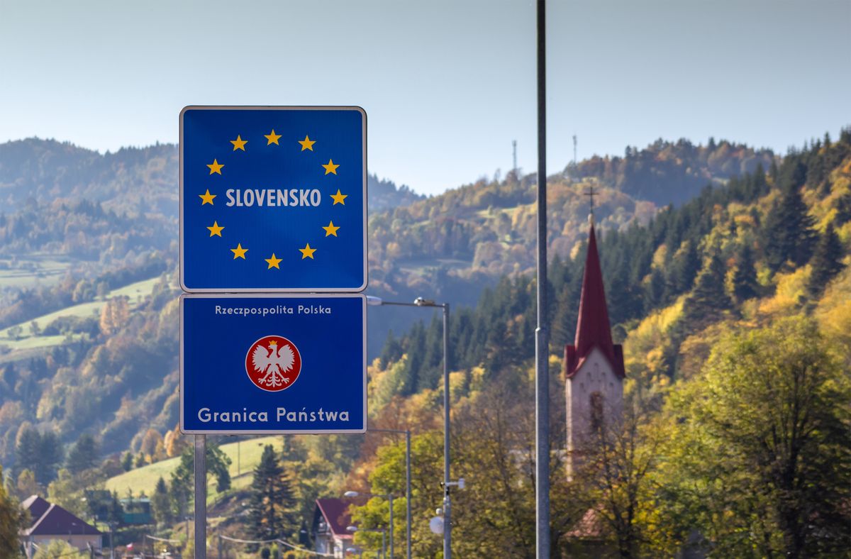 Żeby przekroczyć granicę Słowacji należy wypełnić dokument e-hranica