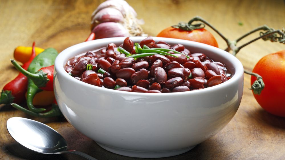 Czerwona fasola nerkowata gotowana bez dodatku soli