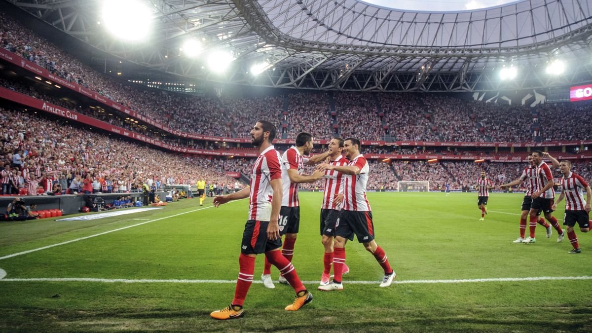 radość piłkarzy Athletic Bilbao