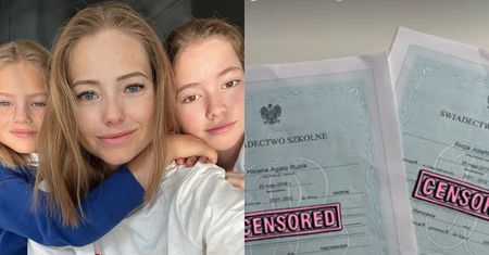 Agata Rubik chwali się świadectwami córek i zdradza, jaka była jej najwyższa średnia w szkole
