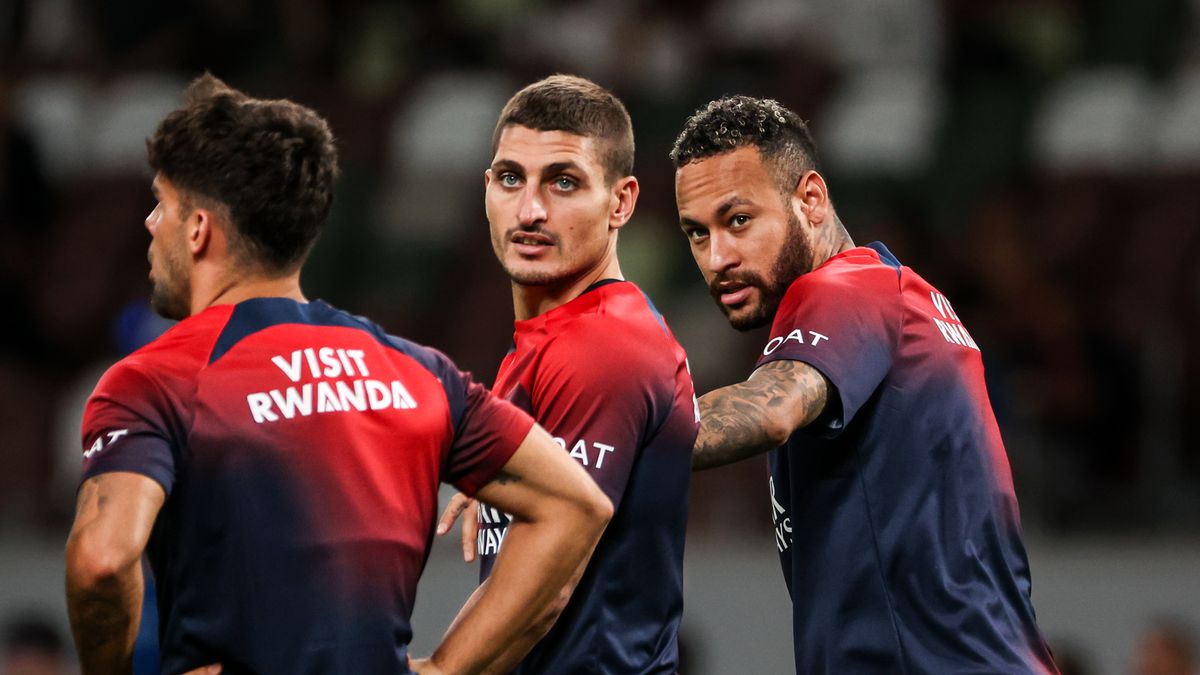 Getty Images / Shi Tang / Na zdjęciu: Juan Bernat, Marco Verratti, Neymar 