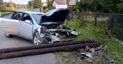 Jawiszowice: Pijana wjechała autem w słup. 38-latka była w ciąży i wiozła dziecko