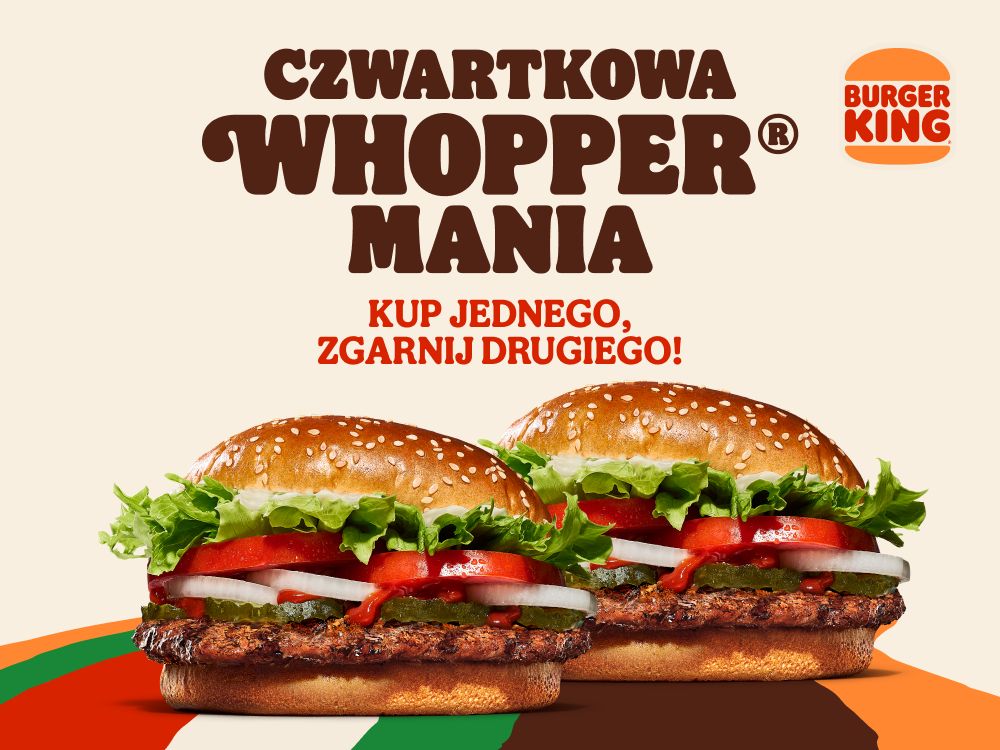 Czwartkowa promocja w Burger King