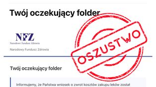 Uważaj na fałszywe e-maile "na NFZ". Oszuści znów próbują wyłudzić dane