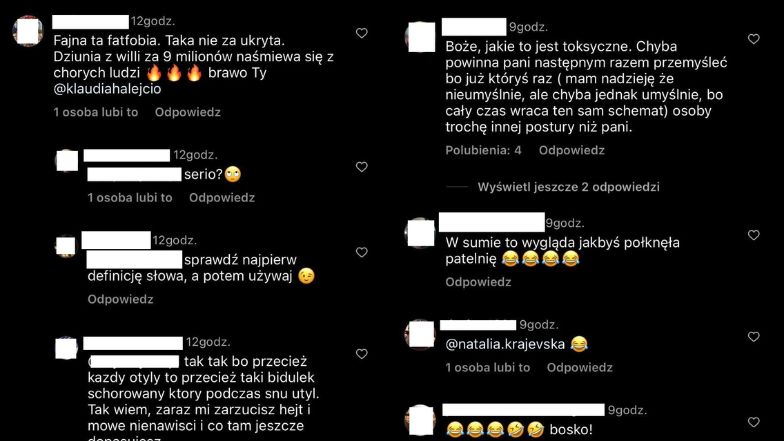 Klaudia Halejcio podzieliła internautów swoim żartem
