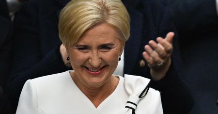 Tak Agata Kornhauser-Duda ubrała się na zaprzysiężenie. "Trudno skrytykować"