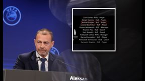 Ukraińcy od razu wyłapali. Oto kogo uczciła UEFA