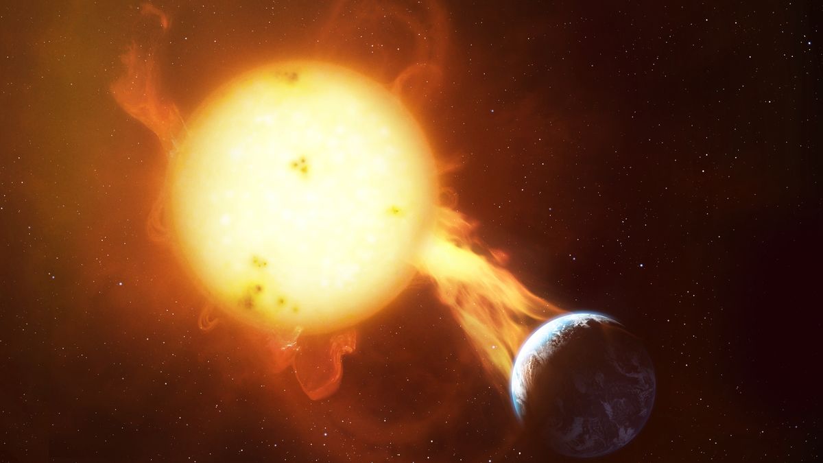 Rozbłyski gwiazd wpływają na zmianę pogody?