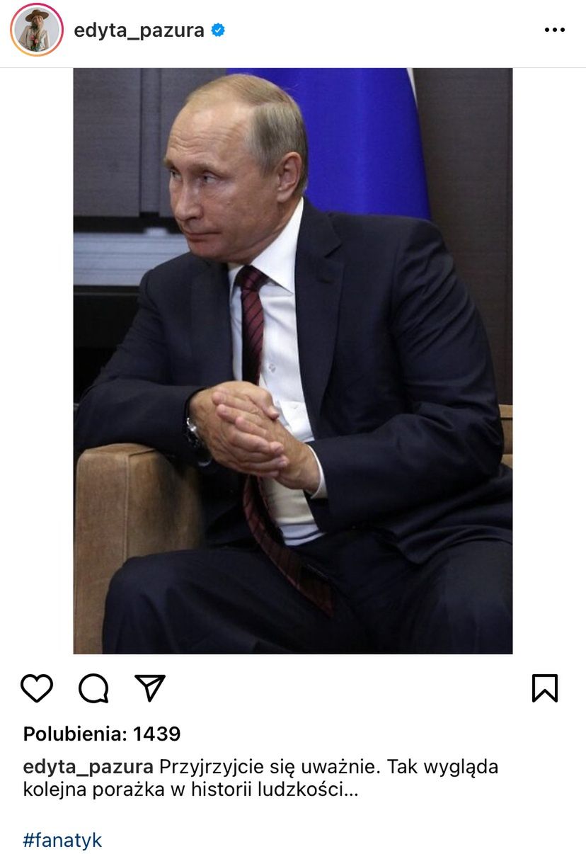 Celebryci solidaryzują się z zaatakowaną przez Rosję Ukrainą