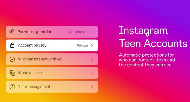 Instagram wprowadza konta nastolatków