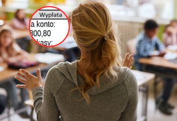 Pokazała pasek z wypłatą nauczyciela. "Dostaje otwartą dłonią w twarz"