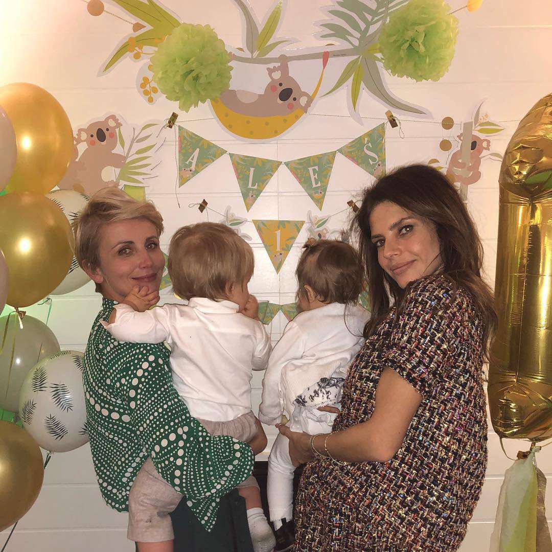Kasia Zielińska i Weronika Rosati z córką na urodzinach Aleksandra