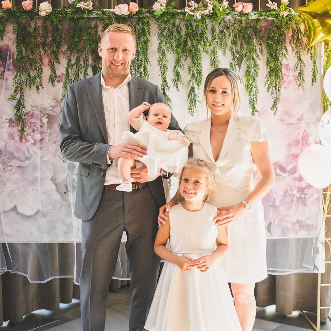 Kamil i Marta Glikowie z córkami