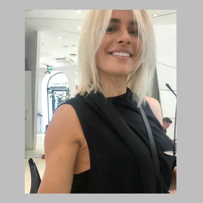 Natasza Urbańska w platynowym blondzie