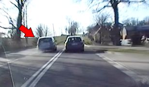 Wyprzedzał na zakazie. Zdenerowała go zbyt wolna jazda innych