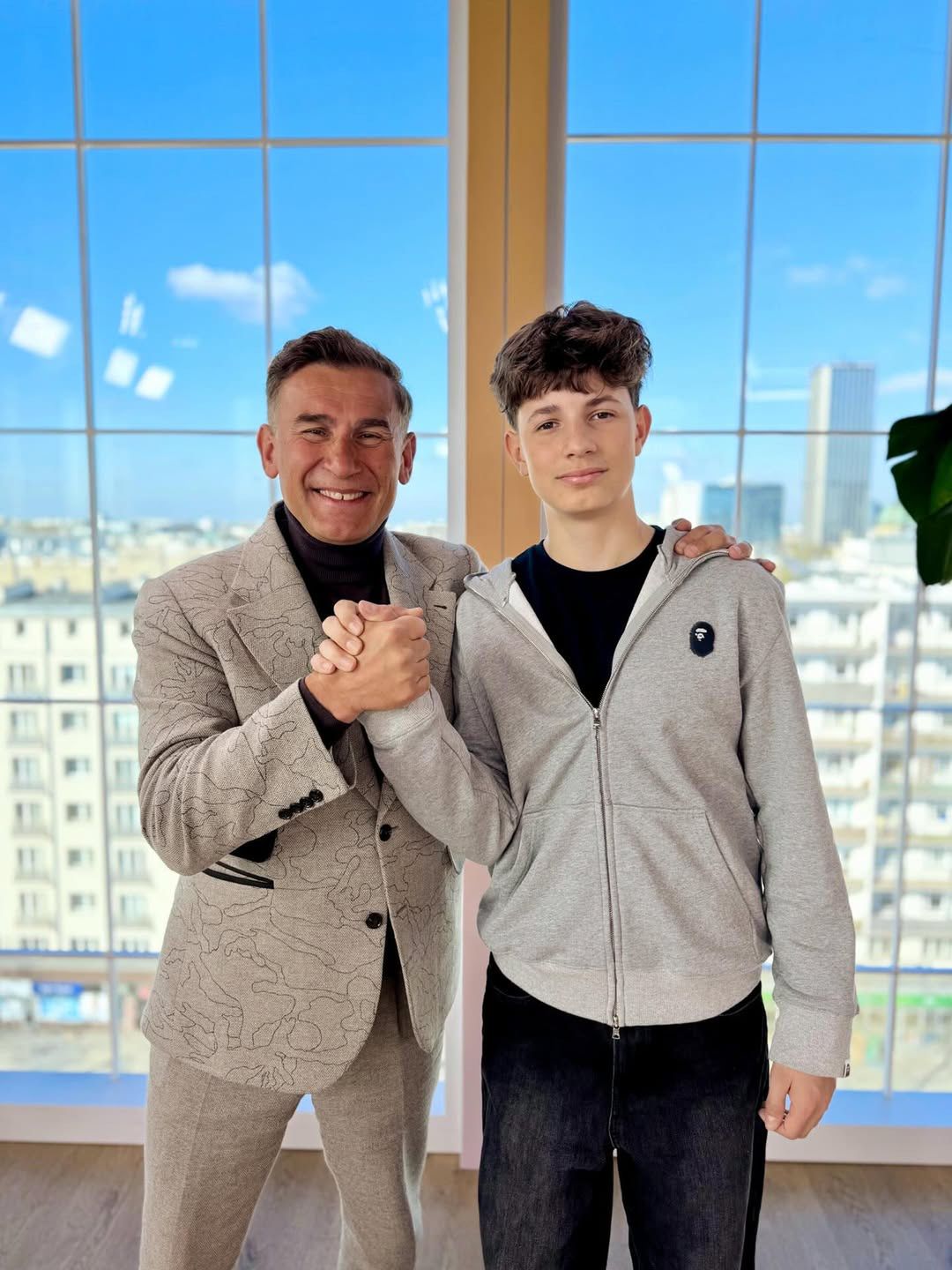 Robert Korzeniowski zabrał syna do "Dzień Dobry TVN"