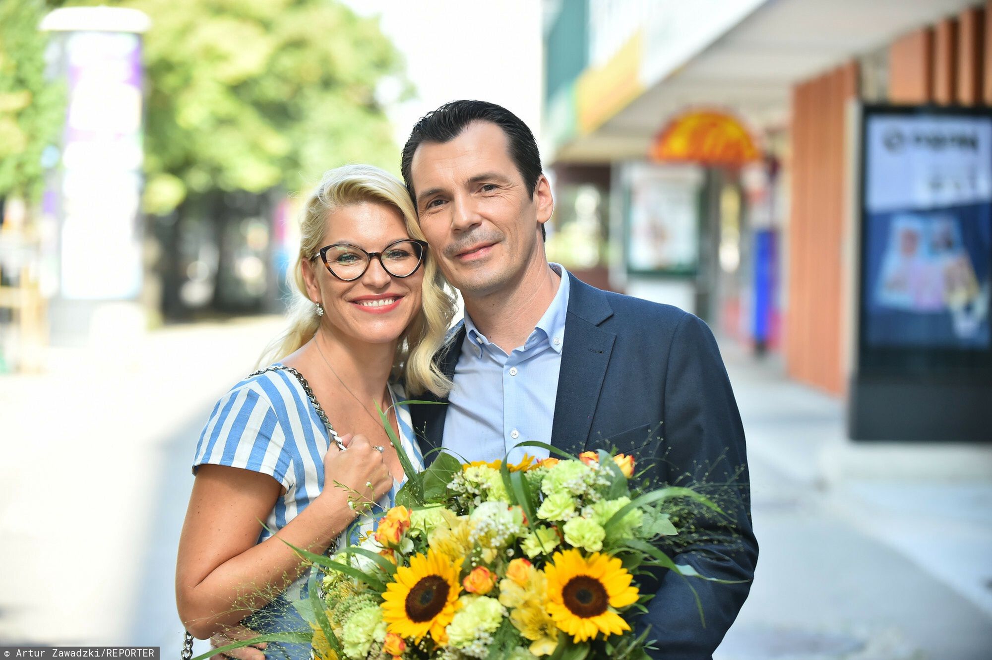 Katarzyna Bonda zabrała ukochanego do "Dzień Dobry TVN"