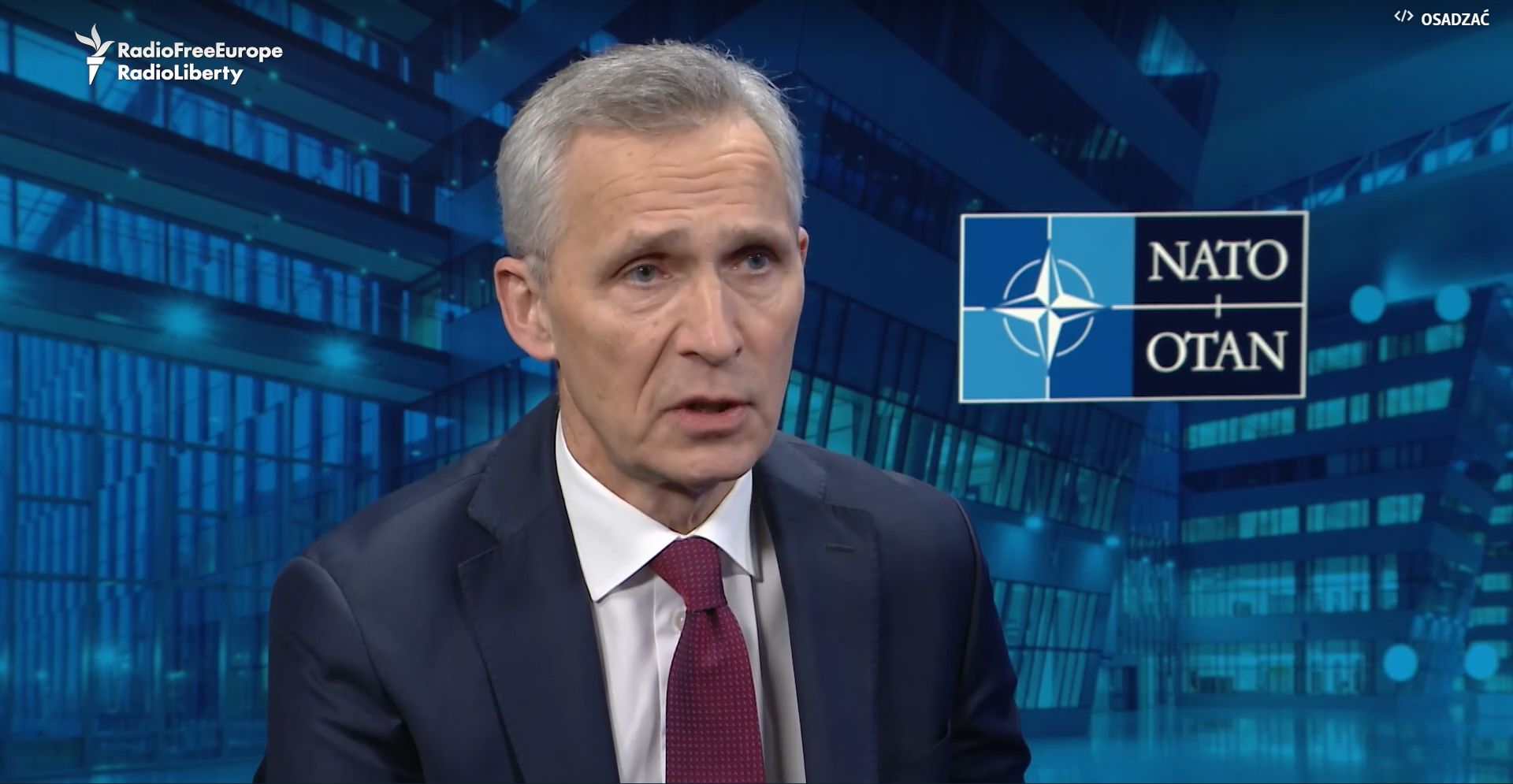 Sekretarz Generalny NATO o "zemście" za Nawalnego