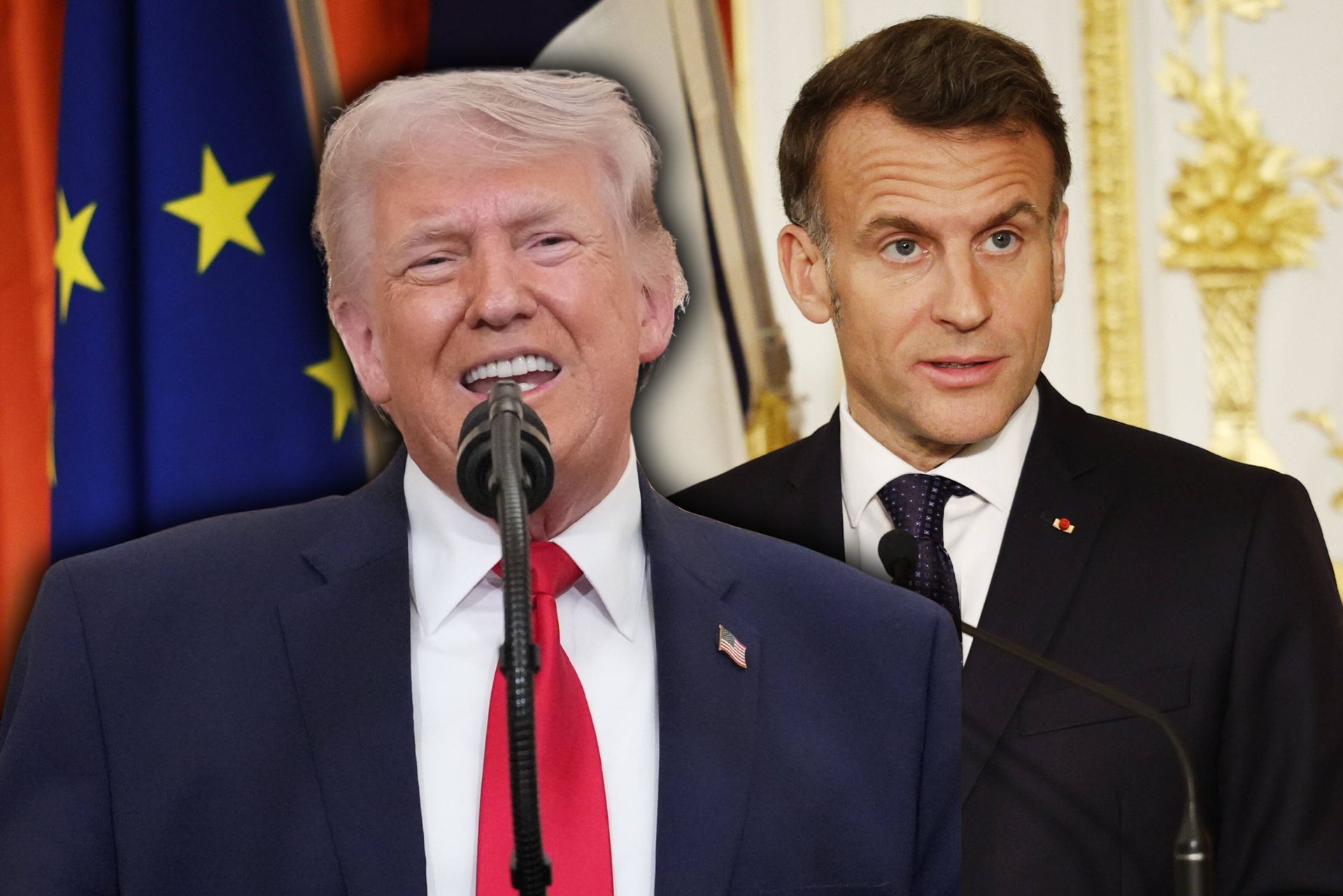Trump go rozjuszył. Macron reaguje na tekst o żonie