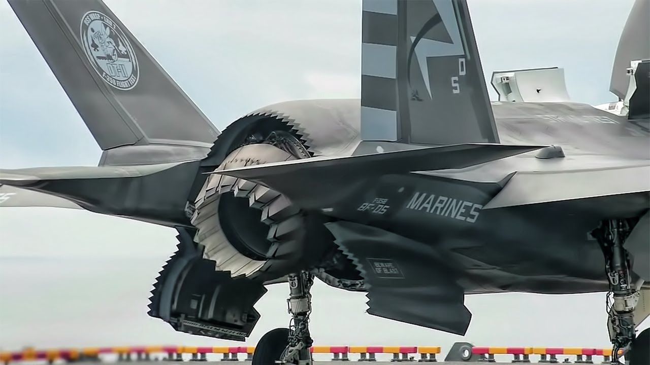 Ruchoma dysza wylotowa silnika F-35B