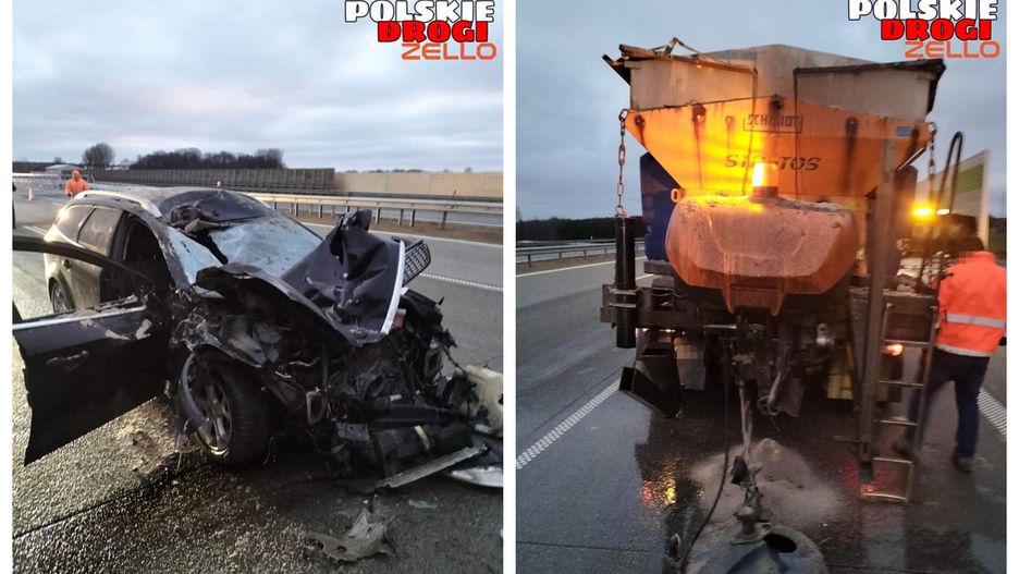 Wypadek na autostradzie A1