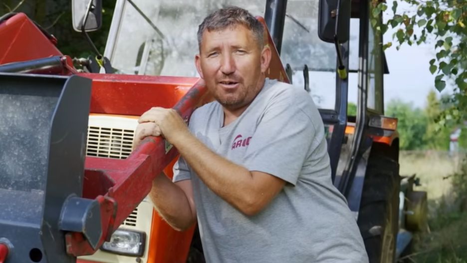 Andrzej z Plutycz pokazał, jak robi wykopki