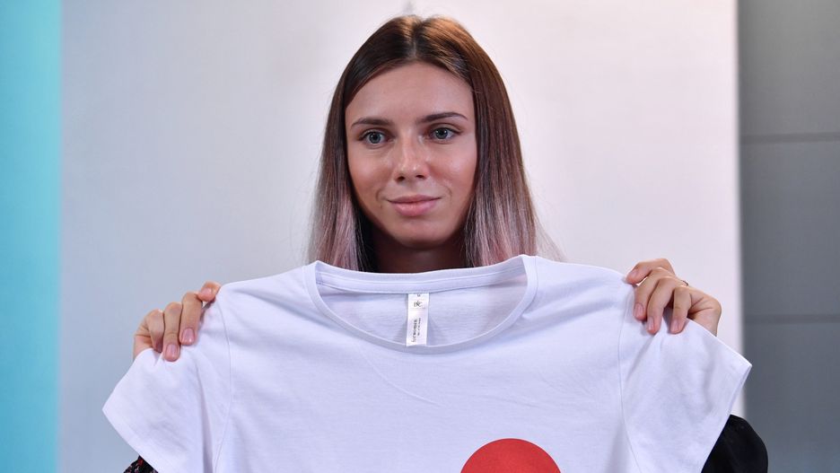 Kryscina Cimanouska i jej mąż są w Polsce 