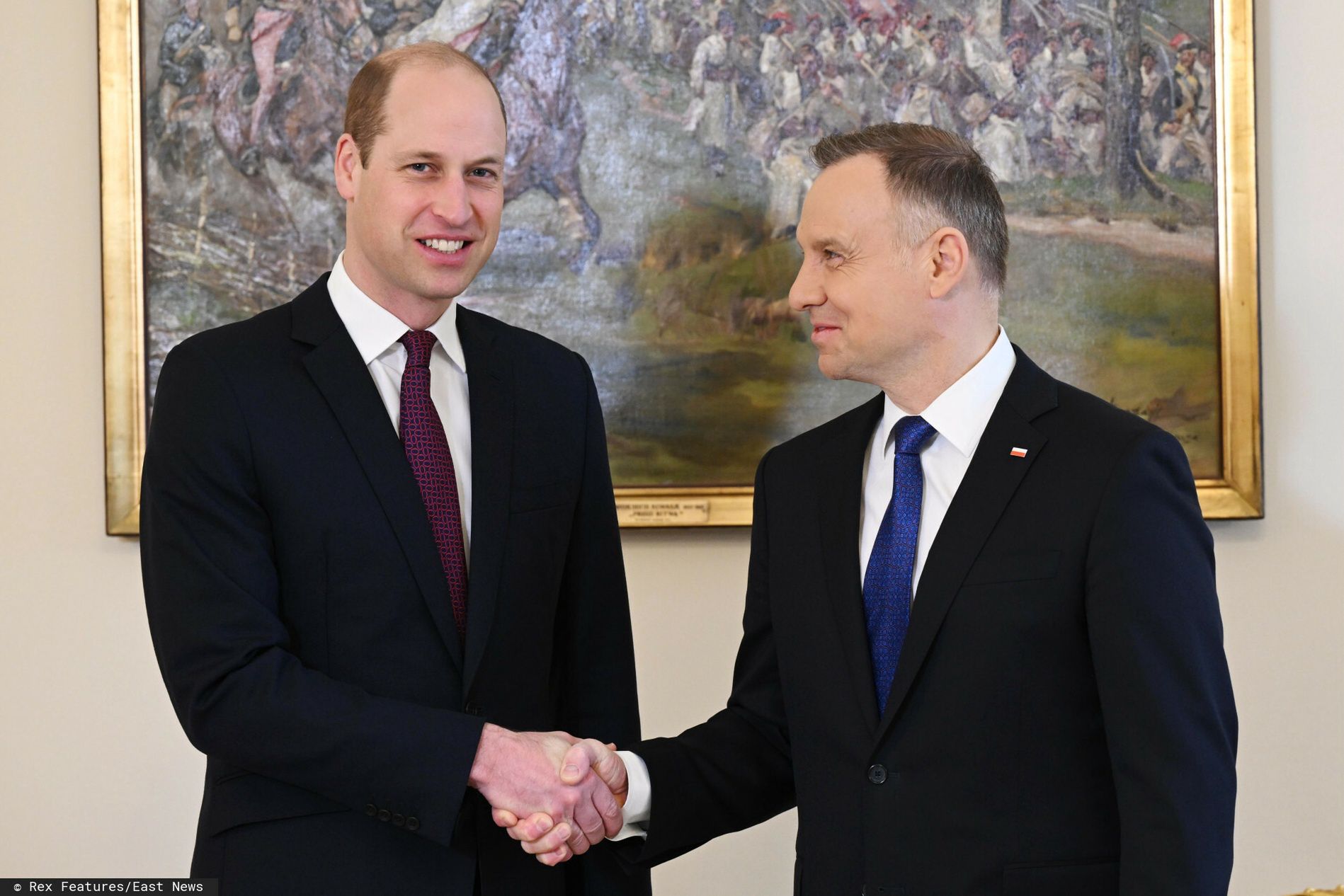 Książę William na spotkaniu z Andrzejem Dudą