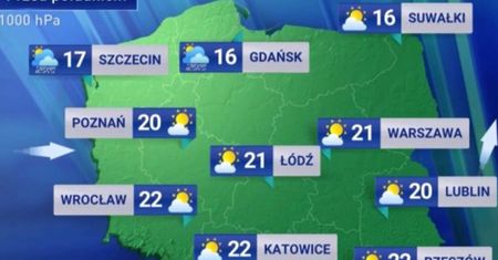 Wpadka w TVP. Prognoza pogody po "Wiadomościach" BEZ PREZENTERA. Stacja się tłumaczy