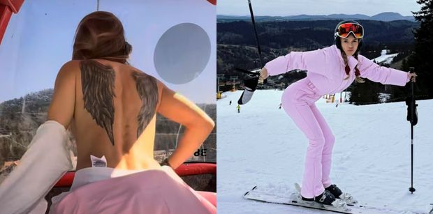 Doda ROZBIERA SIĘ w... kabinie górskiej kolejki linowej. "Młode dziewczyny cię OBSERWUJĄ!" (FOTO)