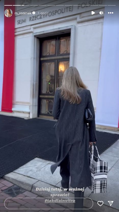 Małgorzata Rozenek pojawiła się w Sejmie