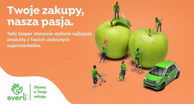 "Twoje zakupy, nasza pasja" w reklamach Everli (wideo)