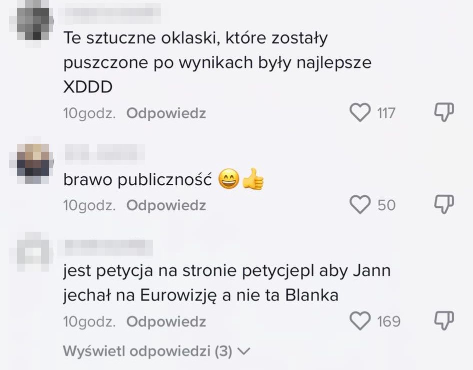 Komentarze internautów