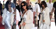 Kim Kardashian w koszuli nocnej w Cannes (ZDJĘCIA)