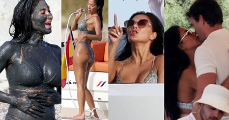 Zadowolona Nicole Scherzinger tapla się w BŁOCIE na wakacjach w Hiszpanii (ZDJĘCIA)