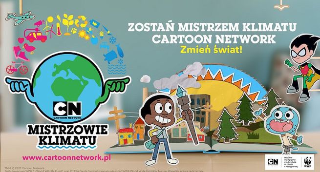Cartoon Network z kampanią „Mistrzowie klimatu”, Fundacja WWF partnerem