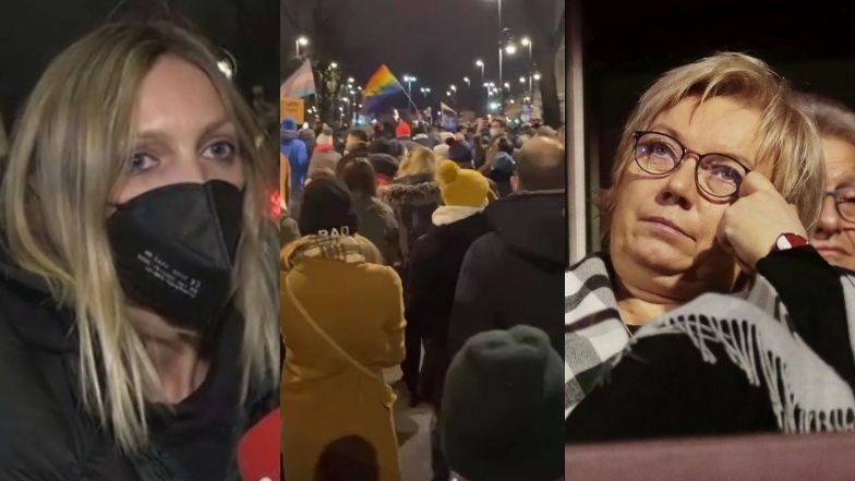 Anja Rubik protestuje na ulicach Warszawy przeciwko orzeczeniu Trybunału Konstytucyjnego