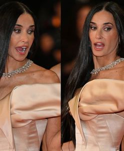 61-letnia Demi Moore jak wino. Zrobiła furorę w fikuśnej kreacji w Cannes