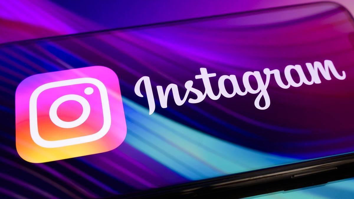 The Instagram logo is displayed on a smartphone screen placed on a reflective surface onto which a colorful abstract illustration is projected, in Creteil, France, on May 15, 2026. A new ephemeral photo-sharing feature is available on the Instagram app and via a standalone app. (Photo by Samuel Boivin/NurPhoto via Getty Images)