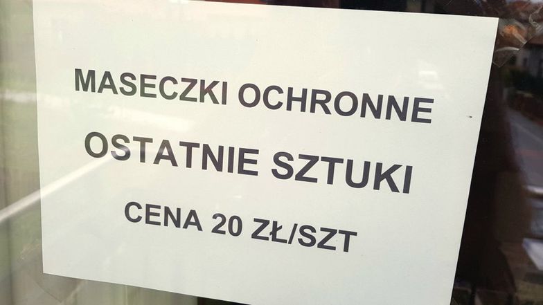 Kara dla apteki. Zachęcała do kupowania maseczek po 20 zł za sztukę